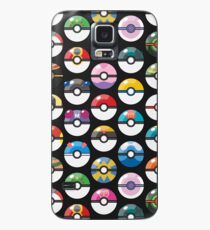 Pokemon Pokeball Black Case/Skin for Samsung Galaxy