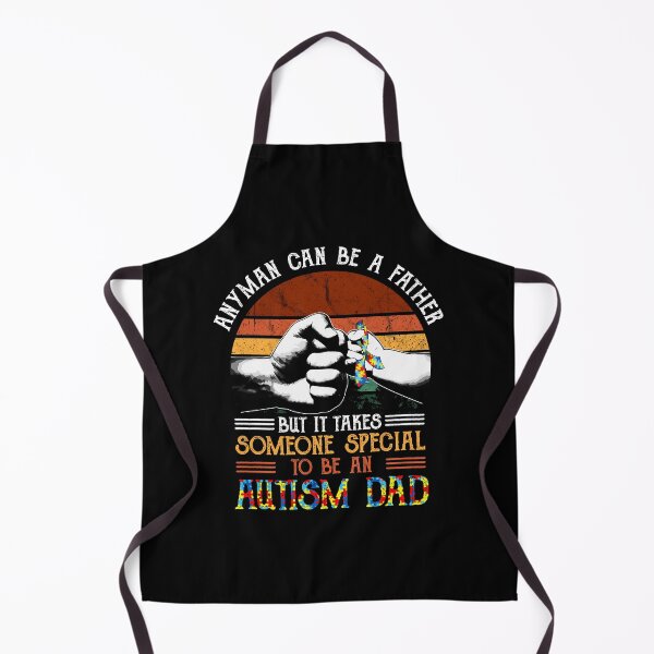 Item preview, Autism Dad Anyman can be a Father, But It take someone Special to be AutismDad Vintage Retro Sunset Funny Fathers Day designed and sold by Dolphin Graphic.