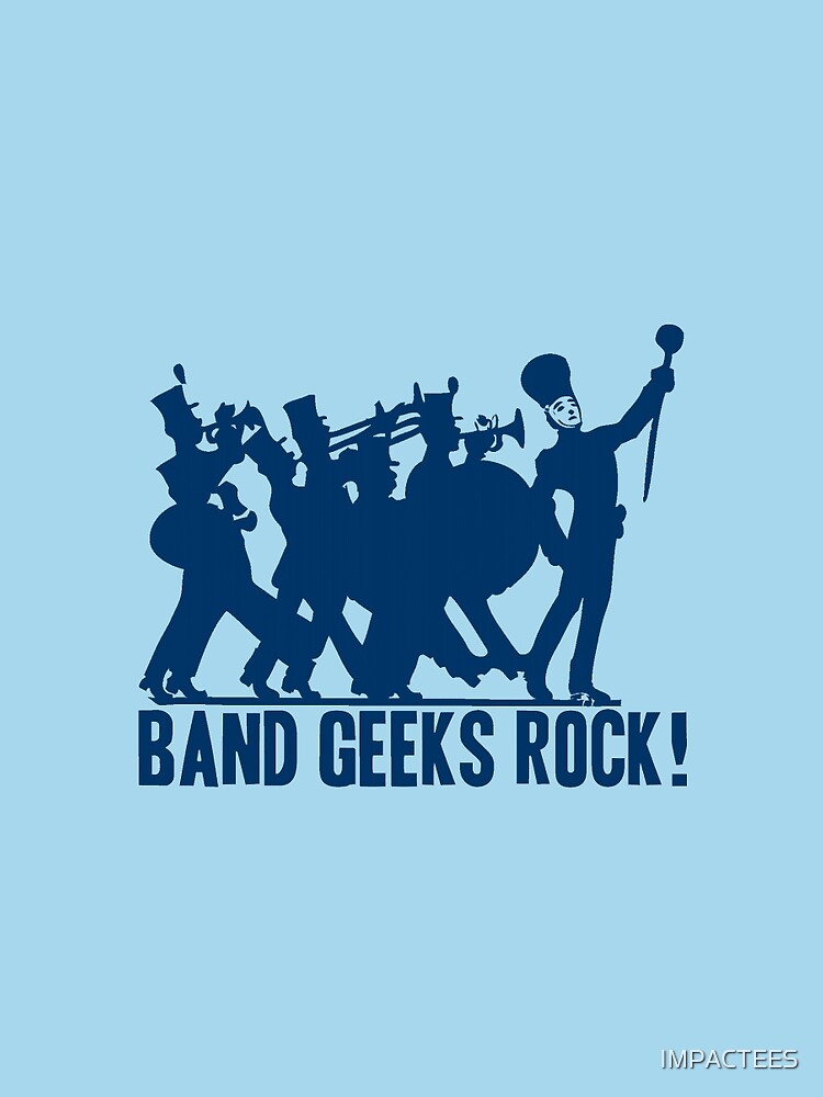 "BAND GEEKS ROCK" Tshirt by IMPACTEES Redbubble