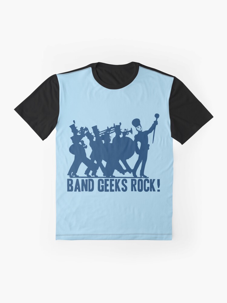 "BAND GEEKS ROCK" Tshirt by IMPACTEES Redbubble