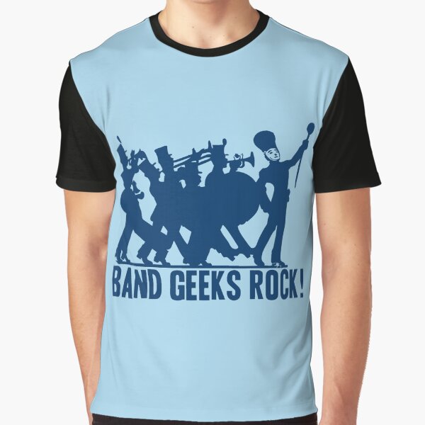 "BAND GEEKS ROCK" Tshirt by IMPACTEES Redbubble