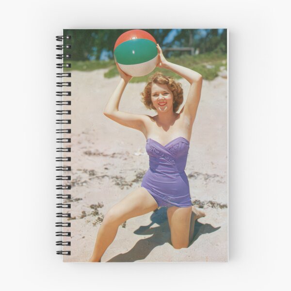 Item preview, Florida Postcard - Violet swimsuit and beach ball designed and sold by Lowtech.