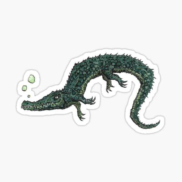 Artikel-Vorschau von Krokodil taucht ein, designt und verkauft von LockjawStudio.