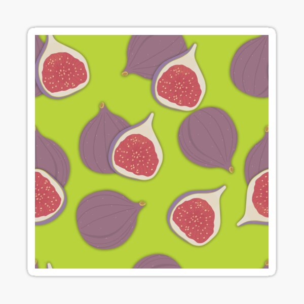 "Figs" Sticker for Sale by CraftedPear Redbubble