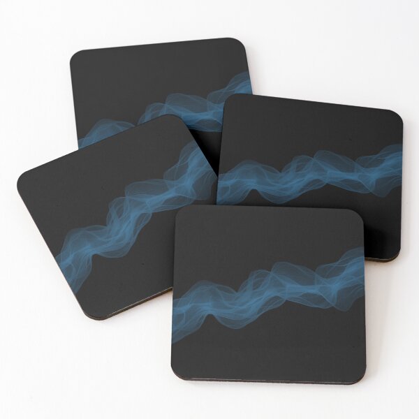 Item preview, Blue and Black Smoke Abstract Design designed and sold by azure-ataraxia.