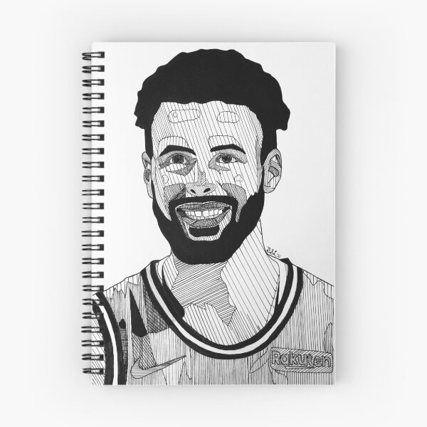 Artikelvorschau, Steph Curry abstraktes Porträt entworfen und verkauft von Brodie Lacanilao.