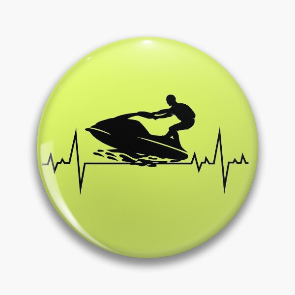 Item preview, Jet Ski Water Sports Boat Sea Summer Beach Heartbeat designed and sold by CuteDesigns1.
