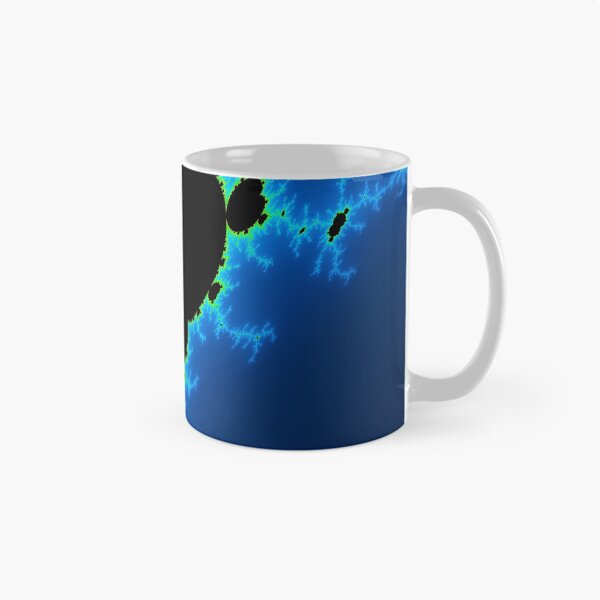 Item preview, Electric Blue Stretched Mandelbrot Set Fractal designed and sold by magnetite360.