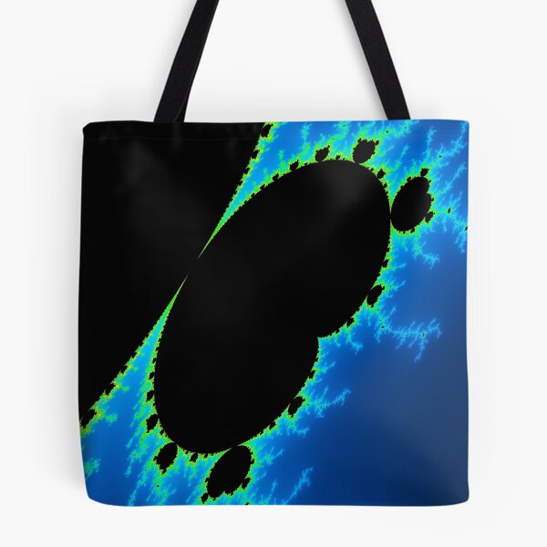 Item preview, Electric Blue Stretched Mandelbrot Set Fractal designed and sold by magnetite360.