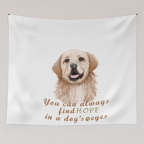Item preview, You can always find hope in a dog's eyes designed and sold by Aymanerachif.
