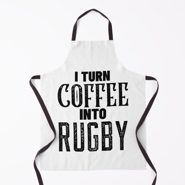 Item preview, I Turn Coffee Into Rugby, Funny Coffee and Rugby Gift For Mum's, Dad's, Brother's or Sister's designed and sold by BigJackTees.