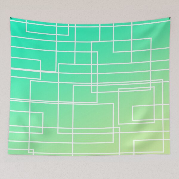 Item preview, Greenish-Blue Abstract designed and sold by IdrisRose.