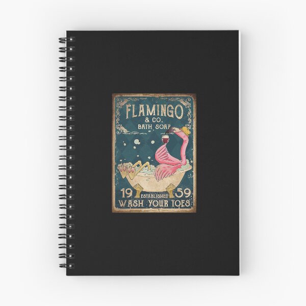 Item preview, Flamingo Co Bath Soap Wahs Your Toes Poster designed and sold by Eglantine-1.