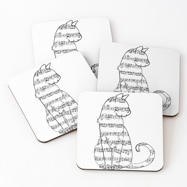 Item preview, Music cat designed and sold by thatmessofajess.