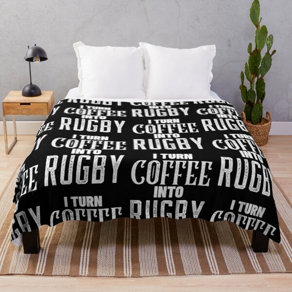 Item preview, I Turn Coffee Into Rugby, Funny Coffee and Rugby Gift For Mum's, Dad's, Brother's or Sister's designed and sold by BigJackTees.