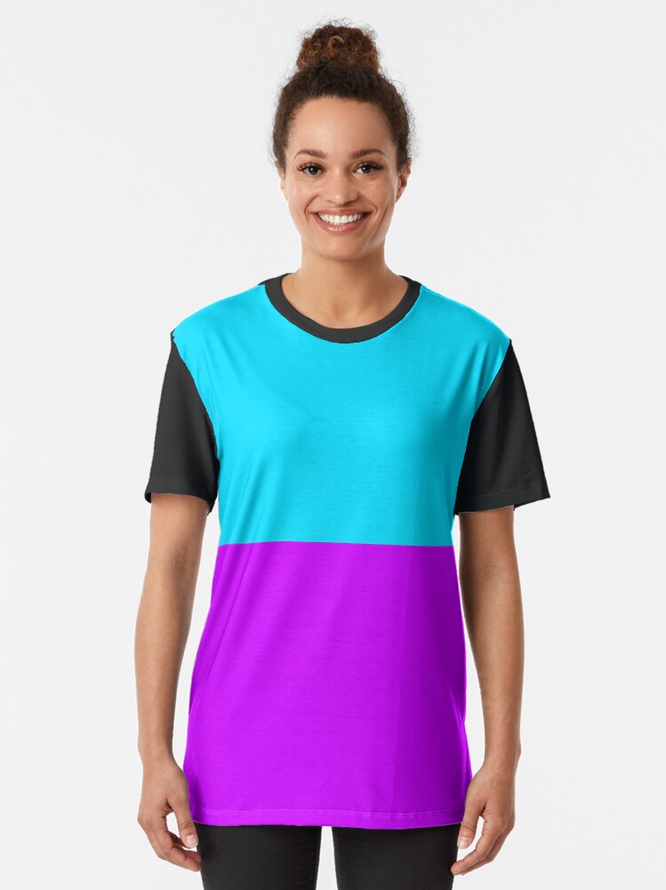 Neon blue hot sale shirt womens