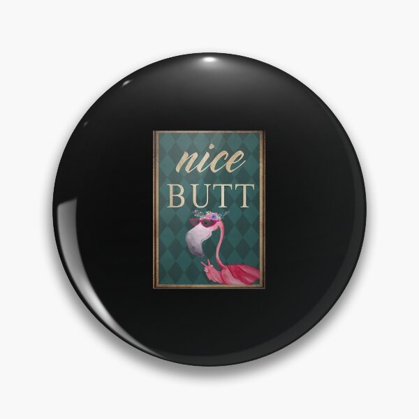Item preview, Flamingo Nice Butt Poster designed and sold by Eglantine-1.