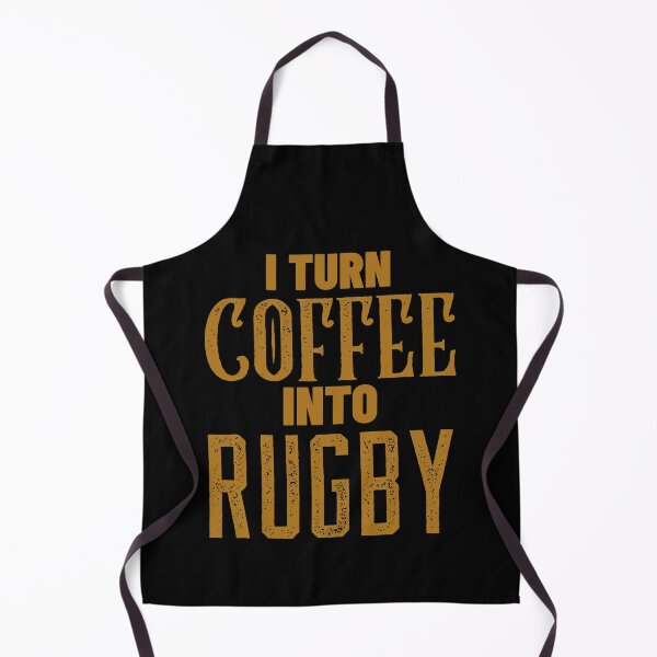 Item preview, I Turn Coffee Into Rugby, Funny Coffee and Rugby Gift For Mum's, Dad's, Brother's or Sister's designed and sold by BigJackTees.