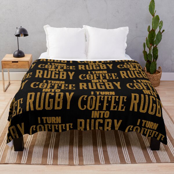 Item preview, I Turn Coffee Into Rugby, Funny Coffee and Rugby Gift For Mum's, Dad's, Brother's or Sister's designed and sold by BigJackTees.