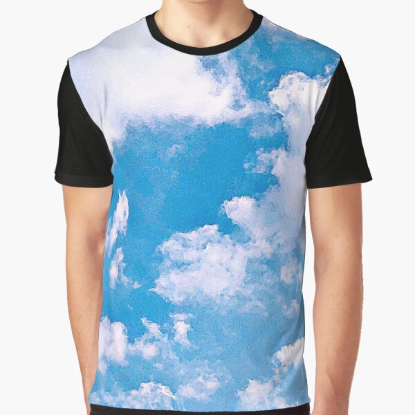 Blue Sky and Pretty Clouds Graphic T-Shirt