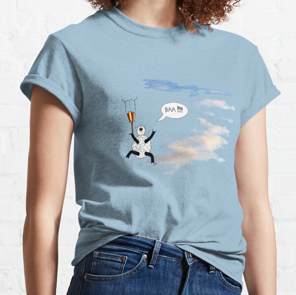 Sheep Can't Fly - Freefall 2 Classic T-Shirt
