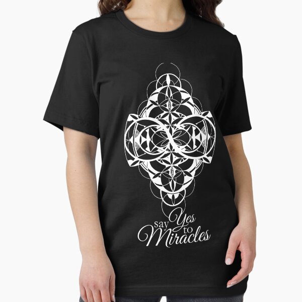 Say Yes to Miracles (design in white) Essential T-Shirt