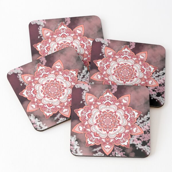 Item preview, Pink Watercolor Mandela designed and sold by IdrisRose.
