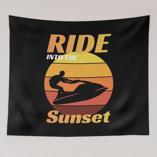 Item preview, Jet Ski Water Sports Boat Sea Summer Vintage Retro designed and sold by CuteDesigns1.