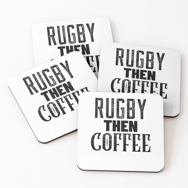 Item preview, Rugby Then Coffee designed and sold by BigJackTees.