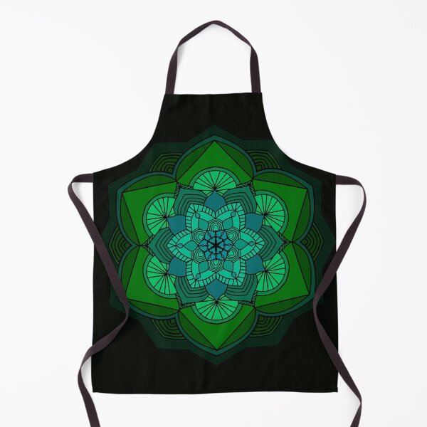 Item preview, Green Blooming Mandala designed and sold by 13thWiTCH.