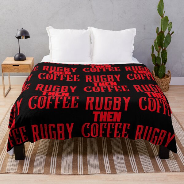 Item preview, Rugby Then Coffee, Funny Rugby And Coffee Gift For Dad's, Mom's, Brother's, And Sisters designed and sold by BigJackTees.