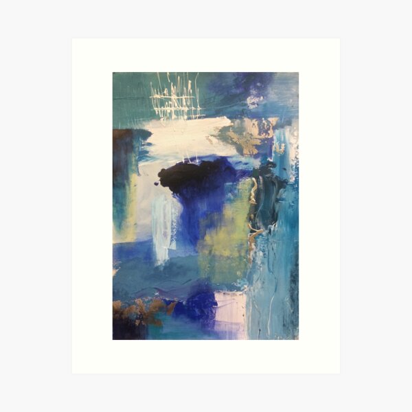 Blue Art Print