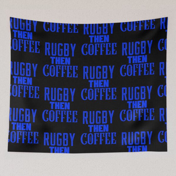 Item preview, Rugby Then Coffee, Funny Rugby And Coffee Gift For Dad's, Mom's, Brother's, And Sisters designed and sold by BigJackTees.