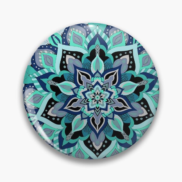 Item preview, Blue and Black Mandela designed and sold by IdrisRose.