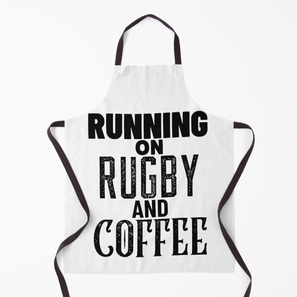 Item preview, Running On Rugby And Coffee, Funny Rugby And Coffee Gift For Mum's, Dad's, Brother's, and Sister's designed and sold by BigJackTees.