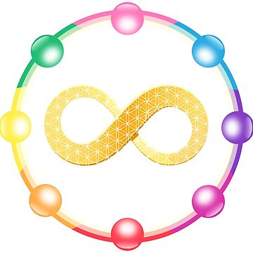 Artwork thumbnail, Infinity Healing logo t-shirt by Tarek Bibi