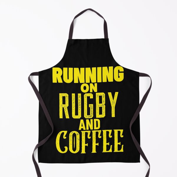 Item preview, Running On Rugby And Coffee, Funny Rugby And Coffee Gift For Mum's, Dad's, Brother's, and Sister's designed and sold by BigJackTees.