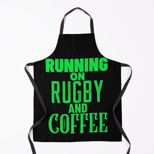 Item preview, Running On Rugby And Coffee, Funny Rugby And Coffee Gift For Mum's, Dad's, Brother's, and Sister's designed and sold by BigJackTees.