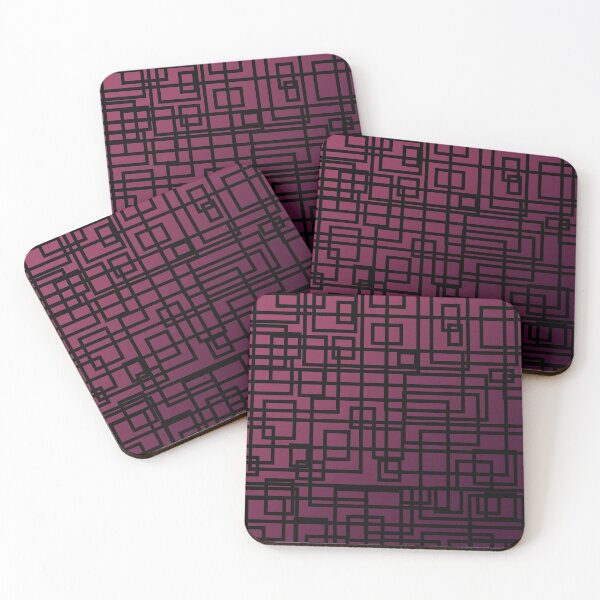 Item preview, Pink and Black Abstract designed and sold by IdrisRose.