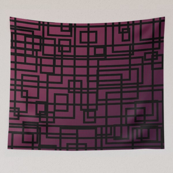 Item preview, Pink and Black Abstract designed and sold by IdrisRose.