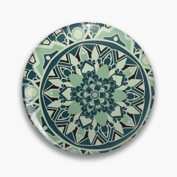 Item preview, Minty Green Mandela designed and sold by IdrisRose.