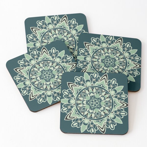 Item preview, Minty Green Mandela designed and sold by IdrisRose.