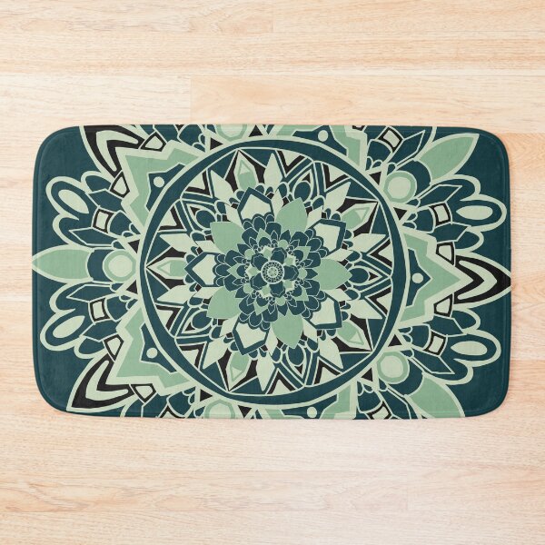 Item preview, Minty Green Mandela designed and sold by IdrisRose.