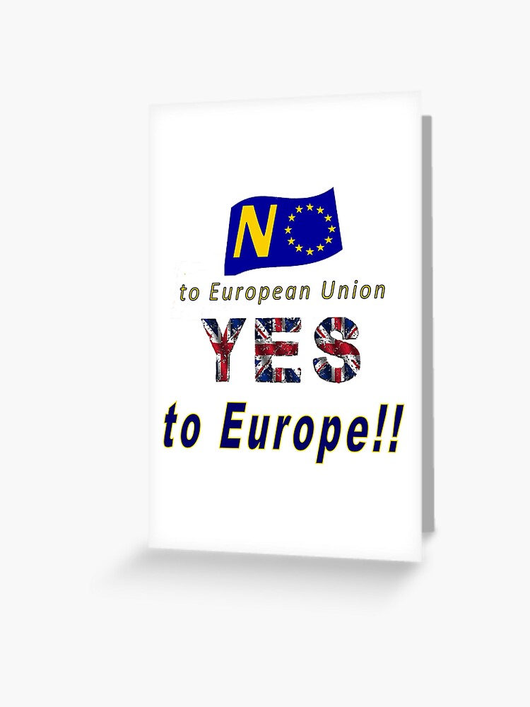 Not Nice Europe Greeting Card