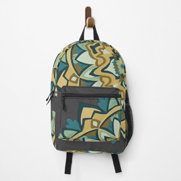 Item preview, Teal and Gold Mandela designed and sold by IdrisRose.