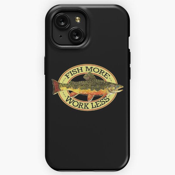  Brook Trout Vintage Fly Fishing Rod Reel Phone Cover Gift :  Cell Phones & Accessories