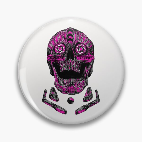 Item preview, Pinball Skull Pink designed and sold by Deadlycustom.