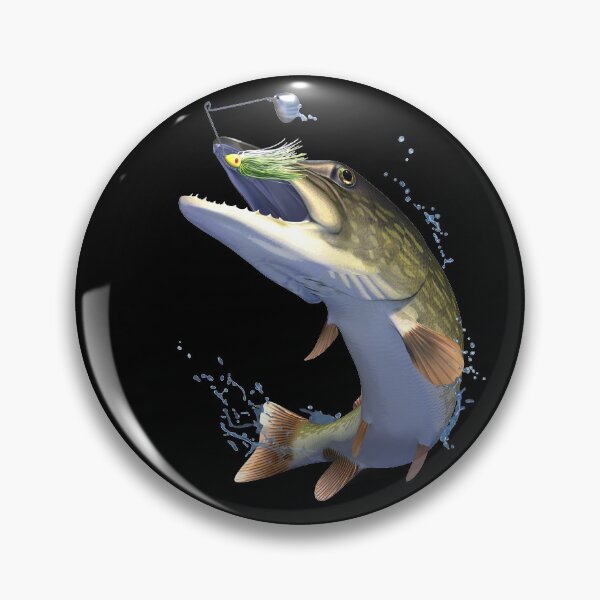 Item preview, Northern Pike Fishing Fisherman designed and sold by MarkusShirts.