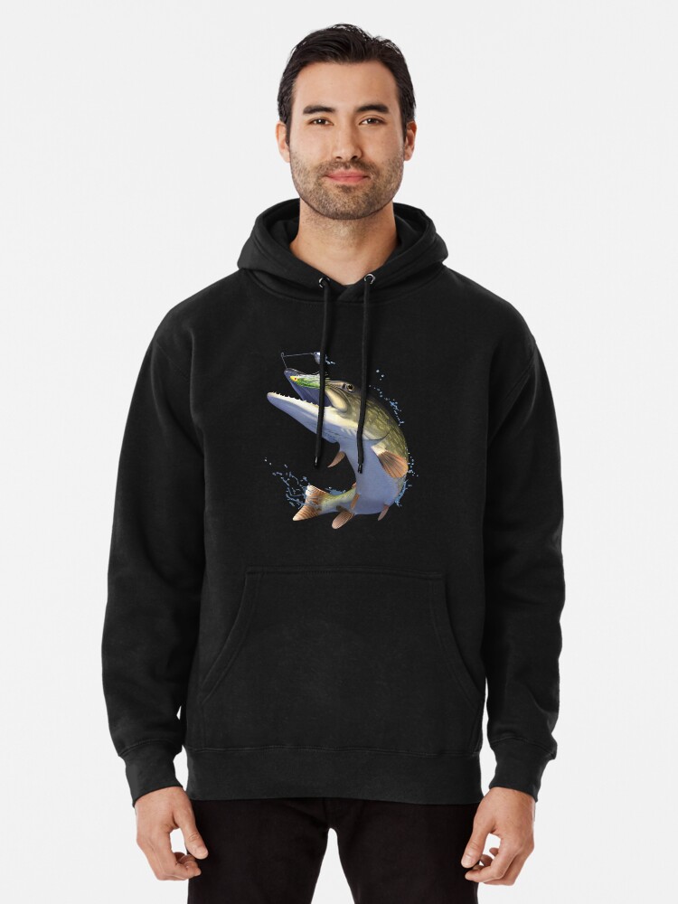 Northern Pike Fishing Fisherman Pullover Hoodie for Sale by Markus Ziegler