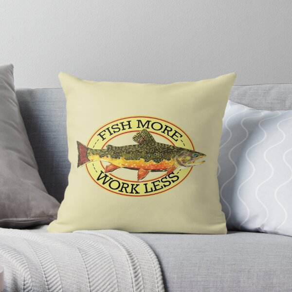 Snook Fishing Gear Snook Fishing Lure Snook Fisherman Throw Pillow